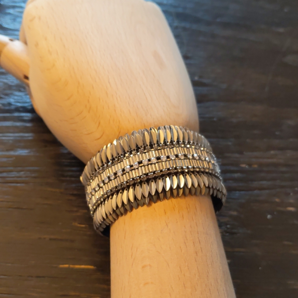 S&D Silver Rhinestone Bracelet